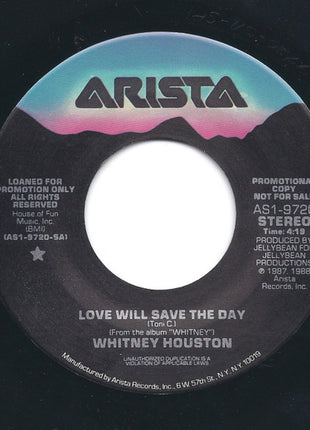 Whitney Houston : Love Will Save The Day (7", Promo)