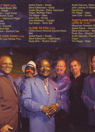 Jackie Payne Steve Edmonson Band : Partners In The Blues (CD, Album)