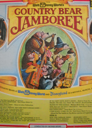 The Country Bears , Conducted By George Bruns : Original Soundtrack from Walt Disney World's Country Bear Jamboree (LP, Album, Gat)