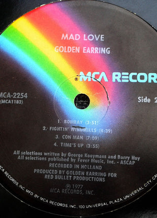 Golden Earring : Mad Love (LP, Album, RP)