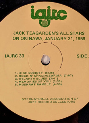 The Jack Teagarden All-Stars : On Okinawa, January 21, 1959 (LP)