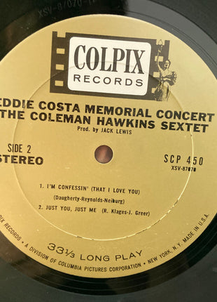 The Clark Terry Quartet* / The Coleman Hawkins Sextet* : Eddie Costa: Memorial Concert (LP, Album)