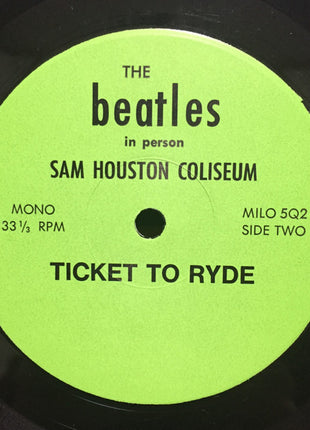 The Beatles : The Beatles In Person - Sam Houston Coliseum - Thurdsday August 19th, 1965 (7", EP, Mono)