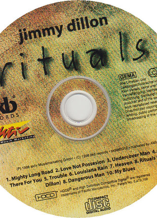 Jimmy Dillon : Rituals (CD, Album)