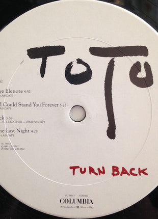 Toto : Turn Back (LP, Album, San)