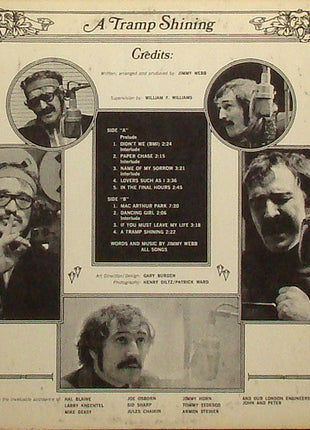 Richard Harris : A Tramp Shining (LP, Album, Uni)