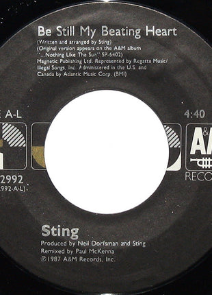 Sting : Be Still My Beating Heart (7", Single)