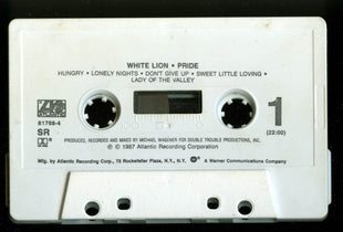 White Lion : Pride (Cass, Album, SR)