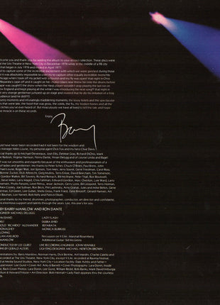 Barry Manilow : Live (2xLP, Album, Gat)