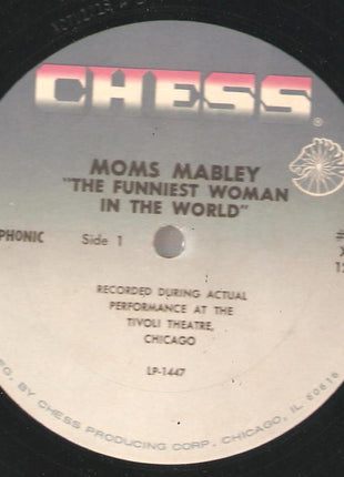 Moms Mabley : "The Funniest Woman In The World" Moms Mabley On Stage  (LP, Mono, RE)