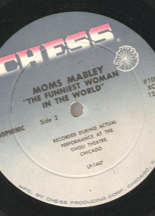 Moms Mabley : "The Funniest Woman In The World" Moms Mabley On Stage  (LP, Mono, RE)