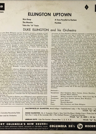 Duke Ellington And His Orchestra : Ellington Uptown (LP, Album, Mono, RP, Bri)