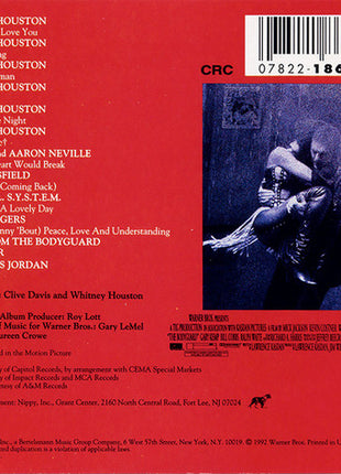 Various : The Bodyguard (Original Soundtrack Album) (CD, Album, Club)