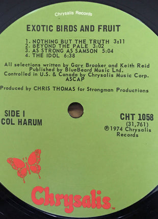 Procol Harum : Exotic Birds And Fruit (LP, Album, Ter)