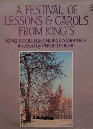 The King's College Choir Of Cambridge Directed By Philip Ledger : A Festival Of Lessons And Carols From King's (LP, Ori)