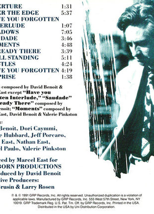 David Benoit : Shadows (CD, Album, Club)