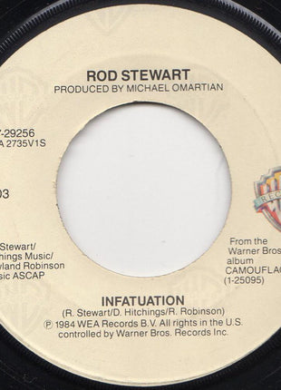 Rod Stewart : Infatuation (7", Single, Jac)