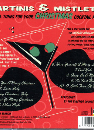 The Yuletide Lounge Band : Martinis & Mistletoe - Cool Tunes For Your Christmas Cocktail Party (CD, Album)