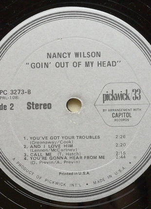 Nancy Wilson : Goin' Out Of My Head (LP, Album, RE)