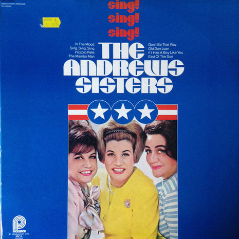 The Andrews Sisters : Sing, Sing, Sing (LP, Album)