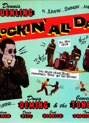 Dennis Gruenling Featuring... Doug Deming & The Jewel Tones : Is Jumpin'...Swingin'...And "Rockin' All Day" (CD, Album)