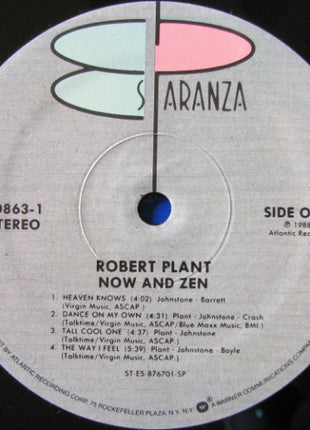Robert Plant : Now And Zen (LP, Album, SP )