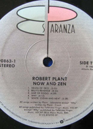 Robert Plant : Now And Zen (LP, Album, SP )