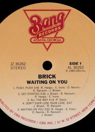 Brick : Waiting On You (LP, Album)