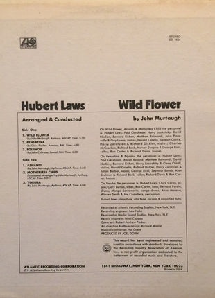 Hubert Laws : Wild Flower (LP, Album, RE, PR )