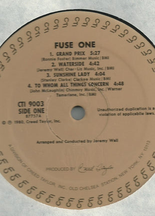 Fuse One : Fuse One (LP, Album)