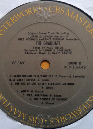 Simon & Garfunkel, Dave Grusin : The Graduate (Original Sound Track Recording) (LP, Album)