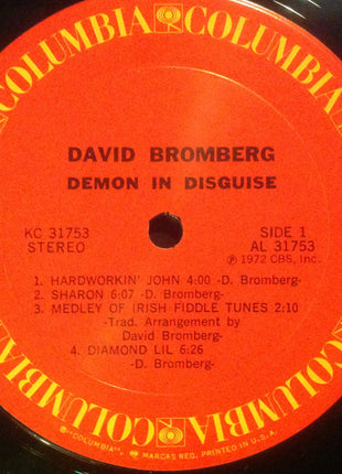 David Bromberg : Demon In Disguise (LP, Album, Pit)