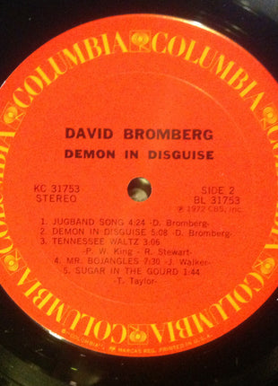 David Bromberg : Demon In Disguise (LP, Album, Pit)