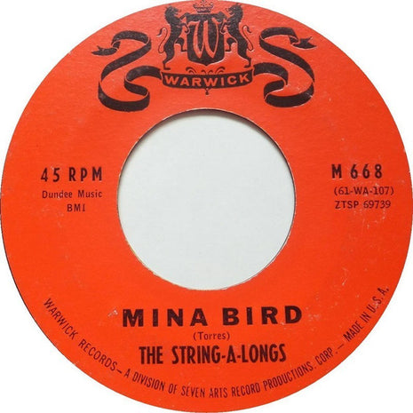 The String-A-Longs : Mina Bird / Scottie (7", Styrene)
