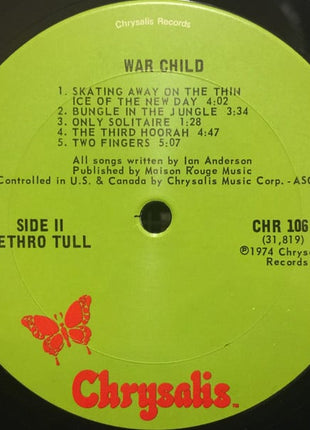 Jethro Tull : War Child (LP, Album, Pit)