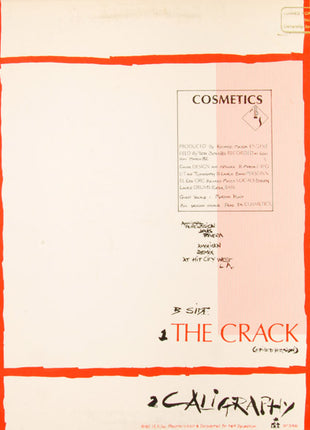 Cosmetics (3) : The Crack (12")