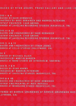 Ryan Adams : Demolition (CD, Album)