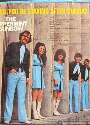 The Peppermint Rainbow : Will You Be Staying After Sunday (LP, Album, Pin)
