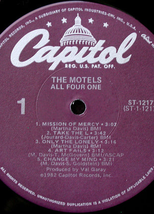 The Motels : All Four One (LP, Album, Win)