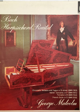 Johann Sebastian Bach, George Malcolm : Harpsichord Recital (LP, Mono)