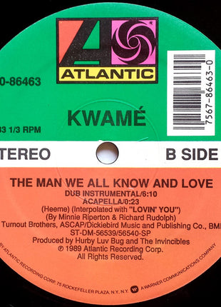 Kwamé : The Man We All Know And Love (12", Spe)