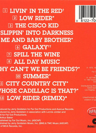 War : The Best Of War And More (CD, Comp, RE, Cin)