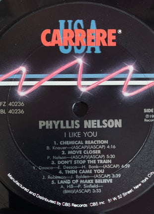 Phyllis Nelson : I Like You (LP, Album)
