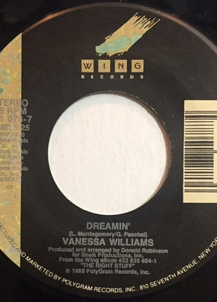 Vanessa Williams : Dreamin' (7", 49)