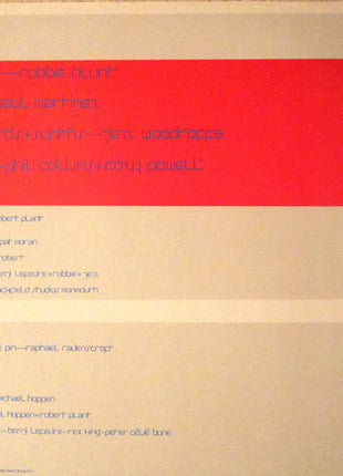 Robert Plant : Pictures At Eleven (LP, Album, Club, Spe)