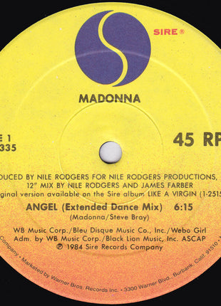 Madonna : Angel (12", Maxi, Spe)