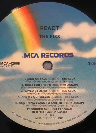 The Fixx : React (LP, Album)