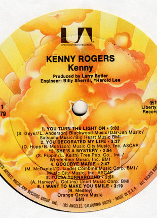 Kenny Rogers : Kenny (LP, Album, All)