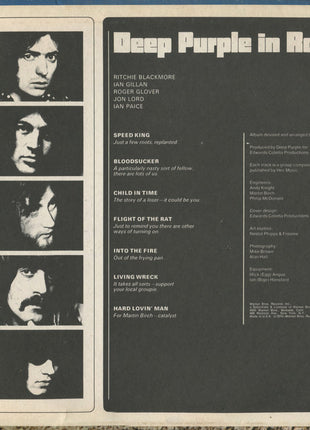 Deep Purple : In Rock (LP, Album, RP, Gat)