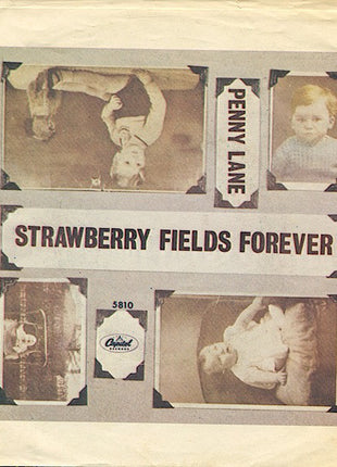 The Beatles : Strawberry Fields Forever / Penny Lane (7", Single, Scr)